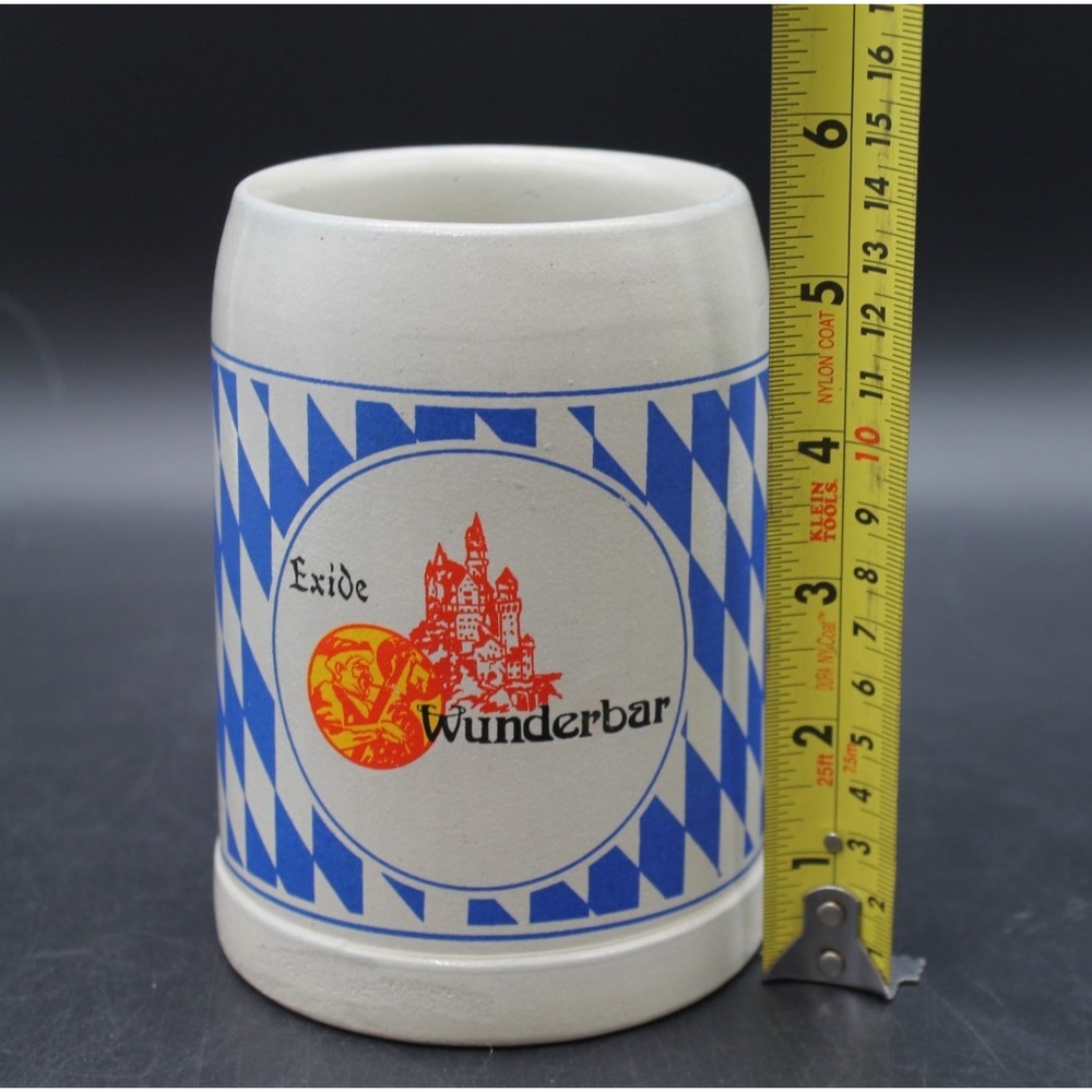 Vintage German Beer Stein Exide Wunderbar Stoneware Mug West Germany .5L - Picture 9 of 12